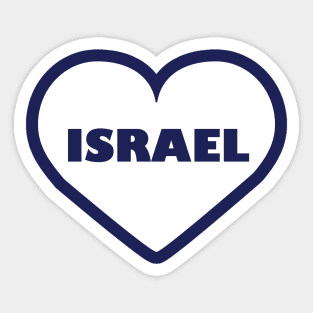 Israel in My Hart Sticker